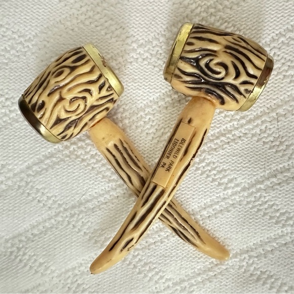 🔵 “Corncob Pipe" Salt & Pepper Shakers From Idlewild Park in Pennsylvania - Picture 9 of 9